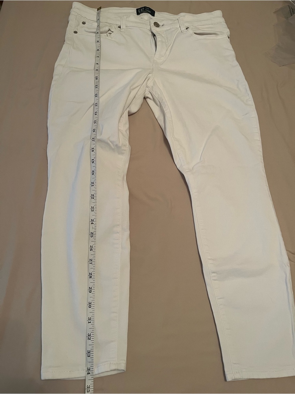 GAP White Legging Skimmer Jeans